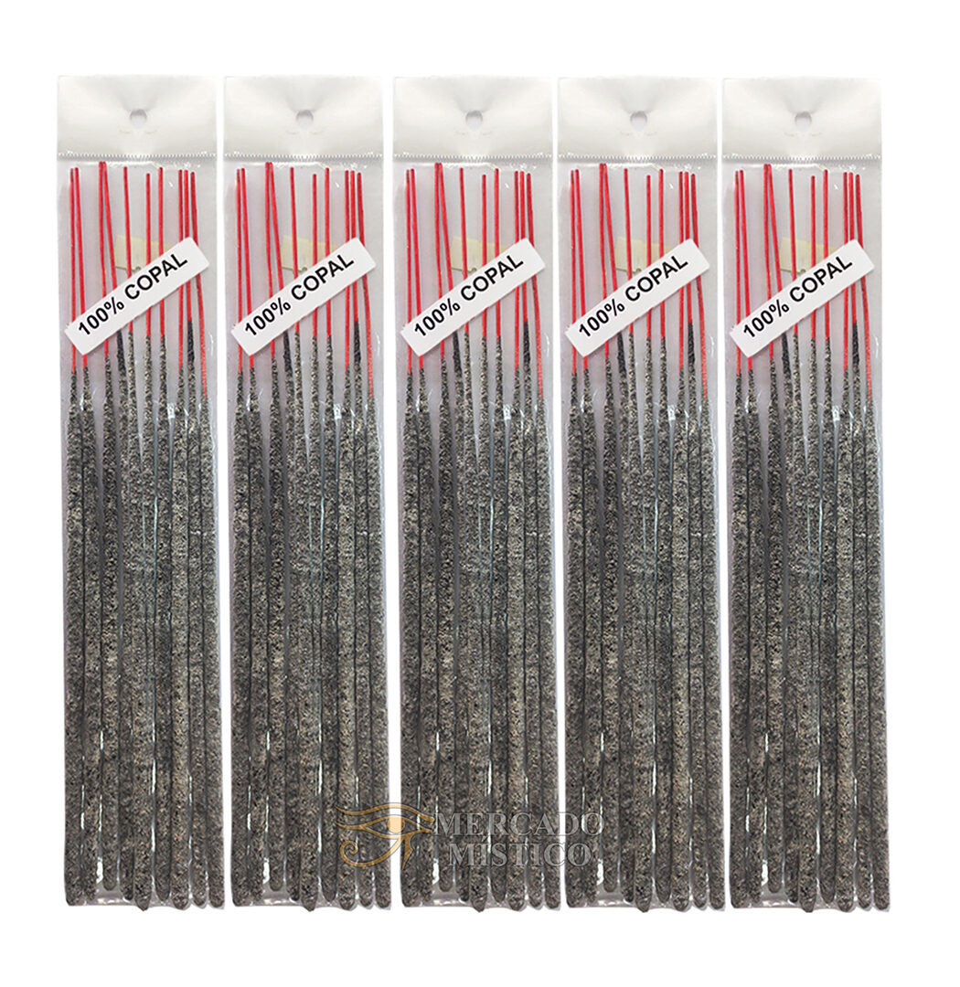 Incienso de Copal Artesanal – 5 Paquetes con 20 Varillas c/u