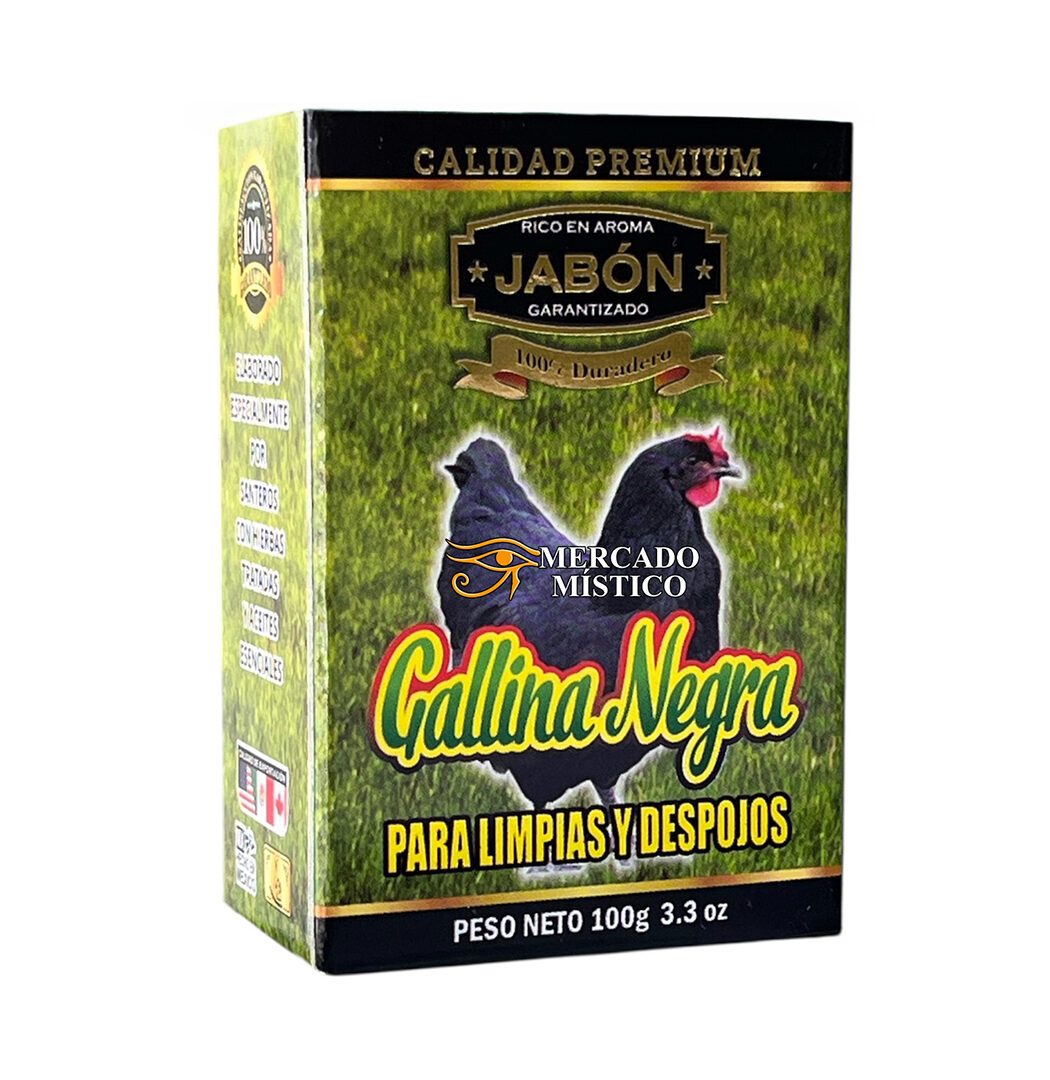 Jabón Gallina Negra – Contra Hechizos, Brujerías y Daños