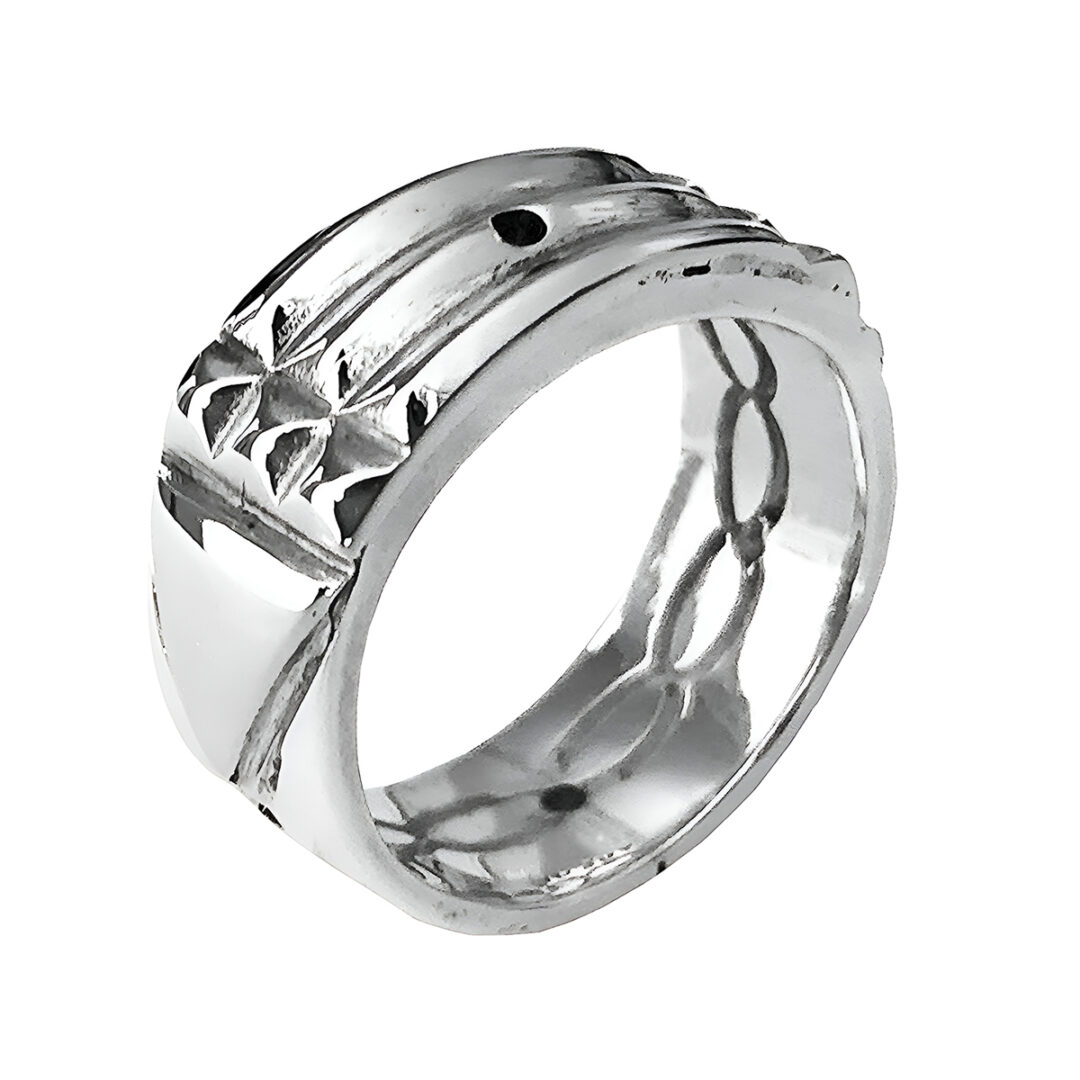 Anillo Atlante Auténtico en Plata Ley